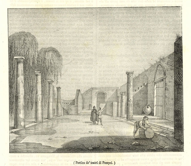 Portici de' teatri di Pompei