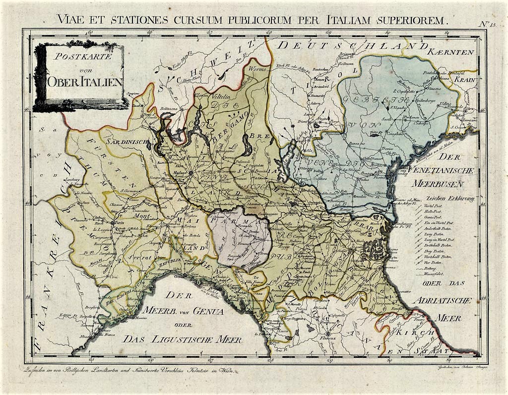 POSTKARTE VON OBER ITALIEN