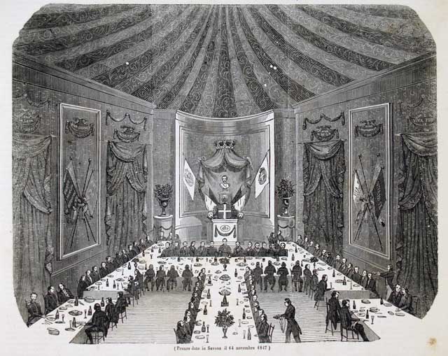 Pranzo dato in Savona il 14 novembre 1847