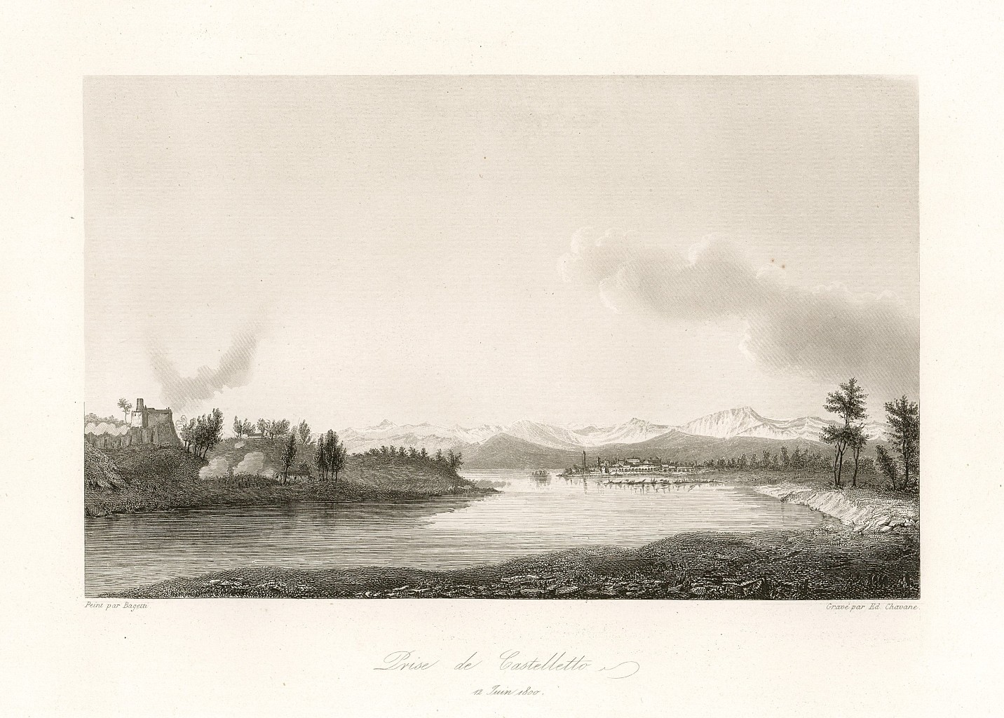 Prise de Castelletto 12 Juin 1800