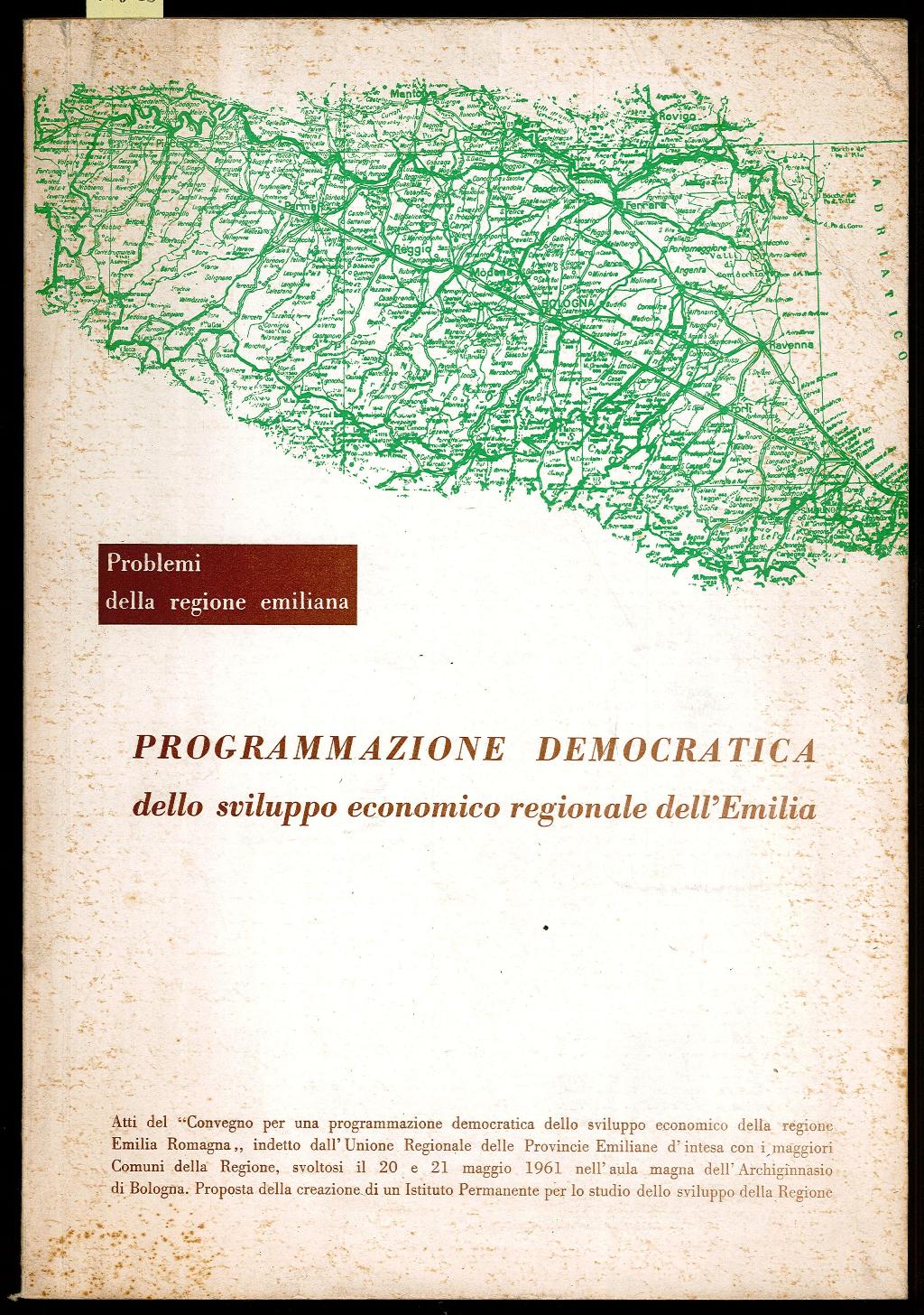 Programmazione democratica dello sviluppo economico regionale dell'Emilia