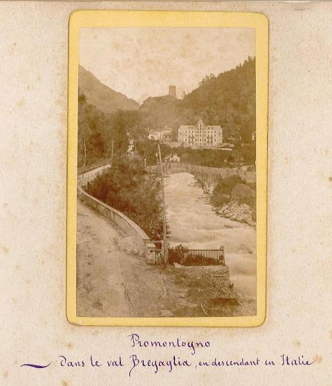 Promontogno - dans le val Bregaglia, en descendant en Italie