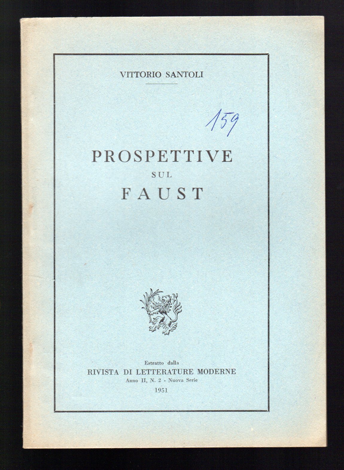 Prospettive sul Faust