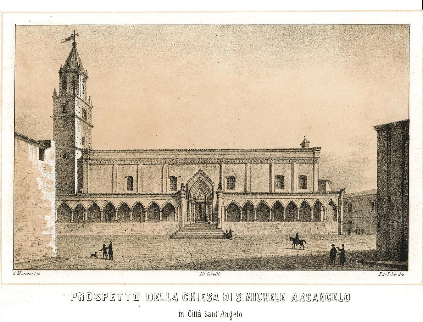 Prospetto della chiesa di S. Michele Arcangelo / in Città …