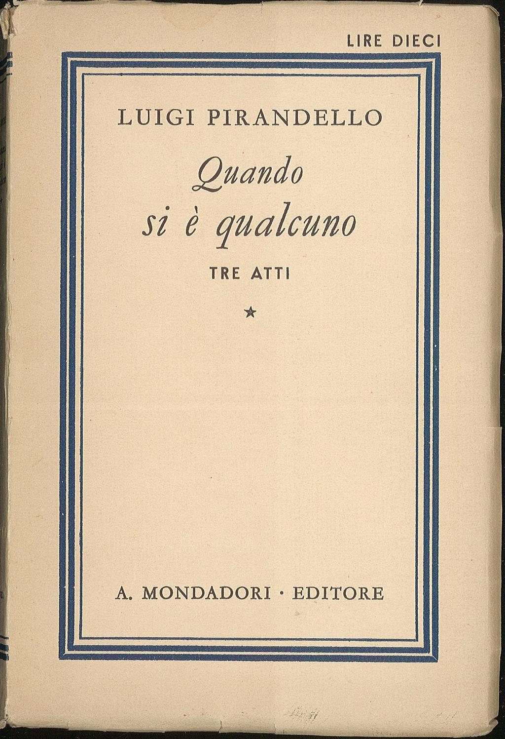 Quando si è qualcuno