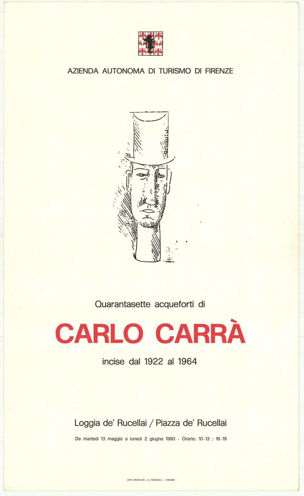 Quarantasette acqueforti di Carlo Carrà incise dal 1922 al 1964