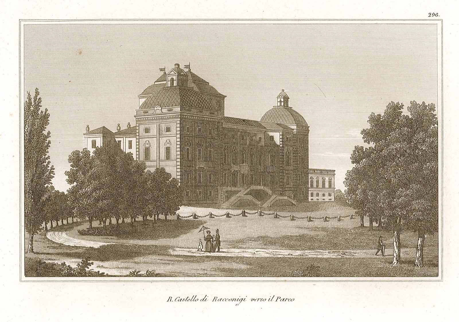 R. Castello di Racconigi verso il parco