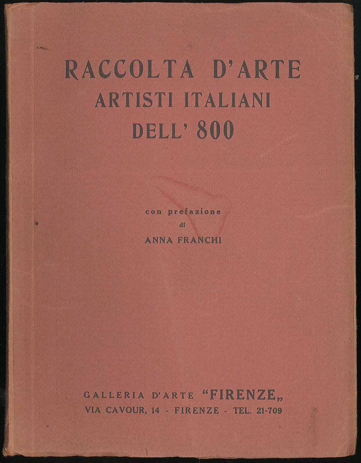Raccolta d'arte Artisti italiani dell'800