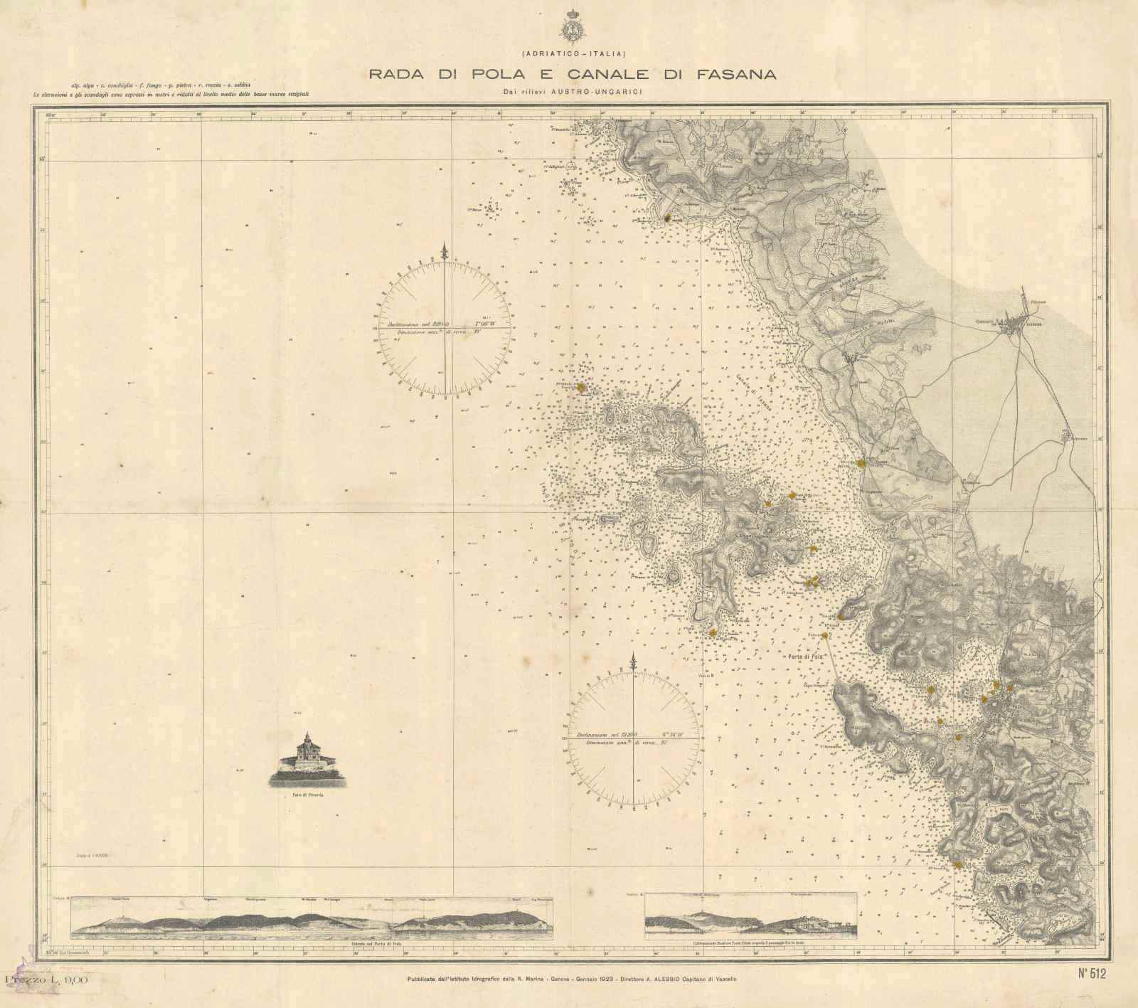 Rada di Pola e Canale di Fasana