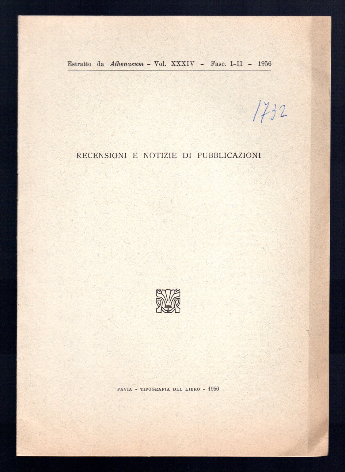 Recensioni e notizie di pubblicazioni