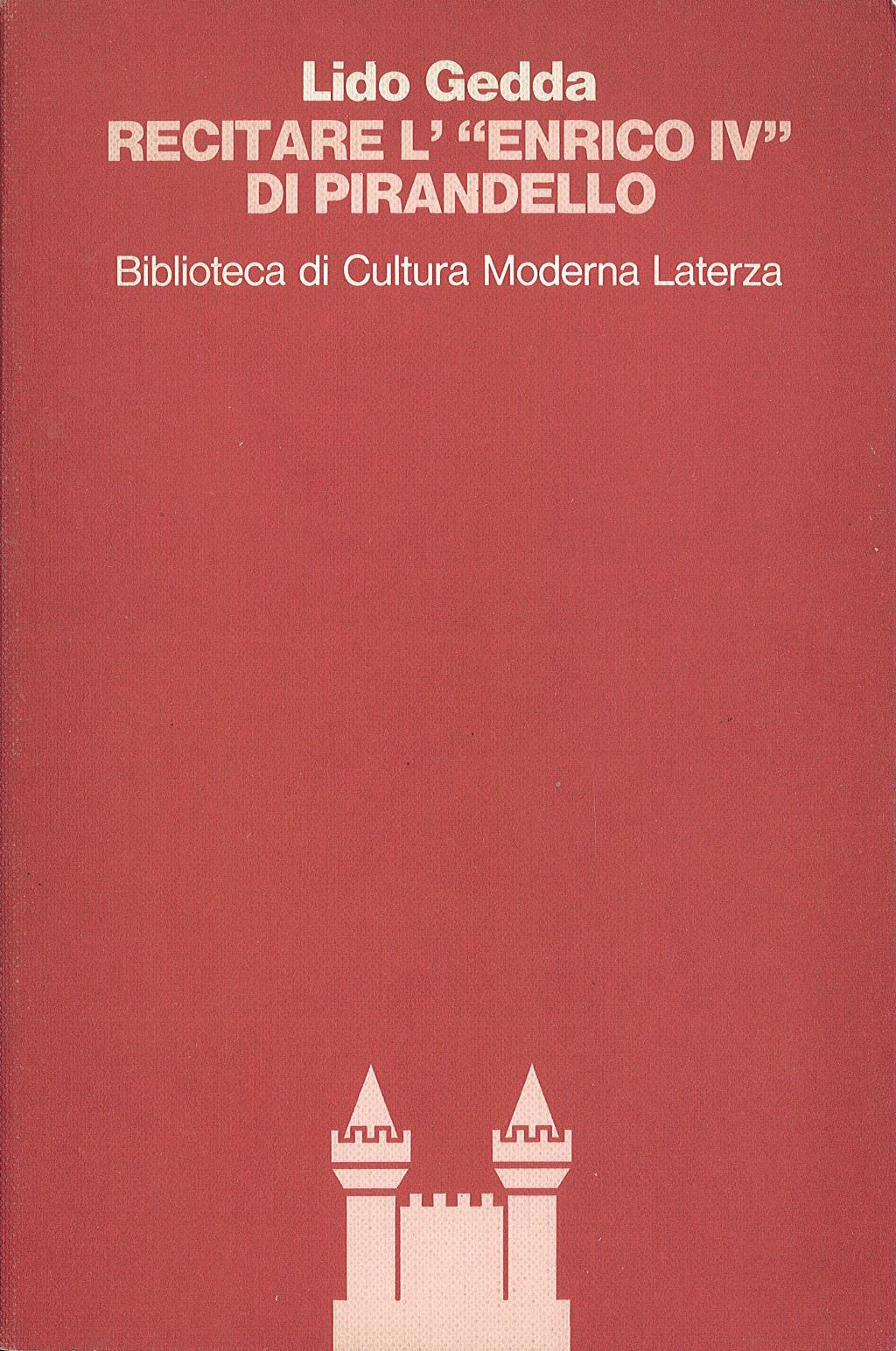 Recitare l'"Enrico IV" di Pirandello