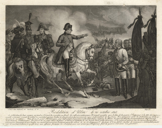 Reddition d'Ulm le 20 octobre 1805