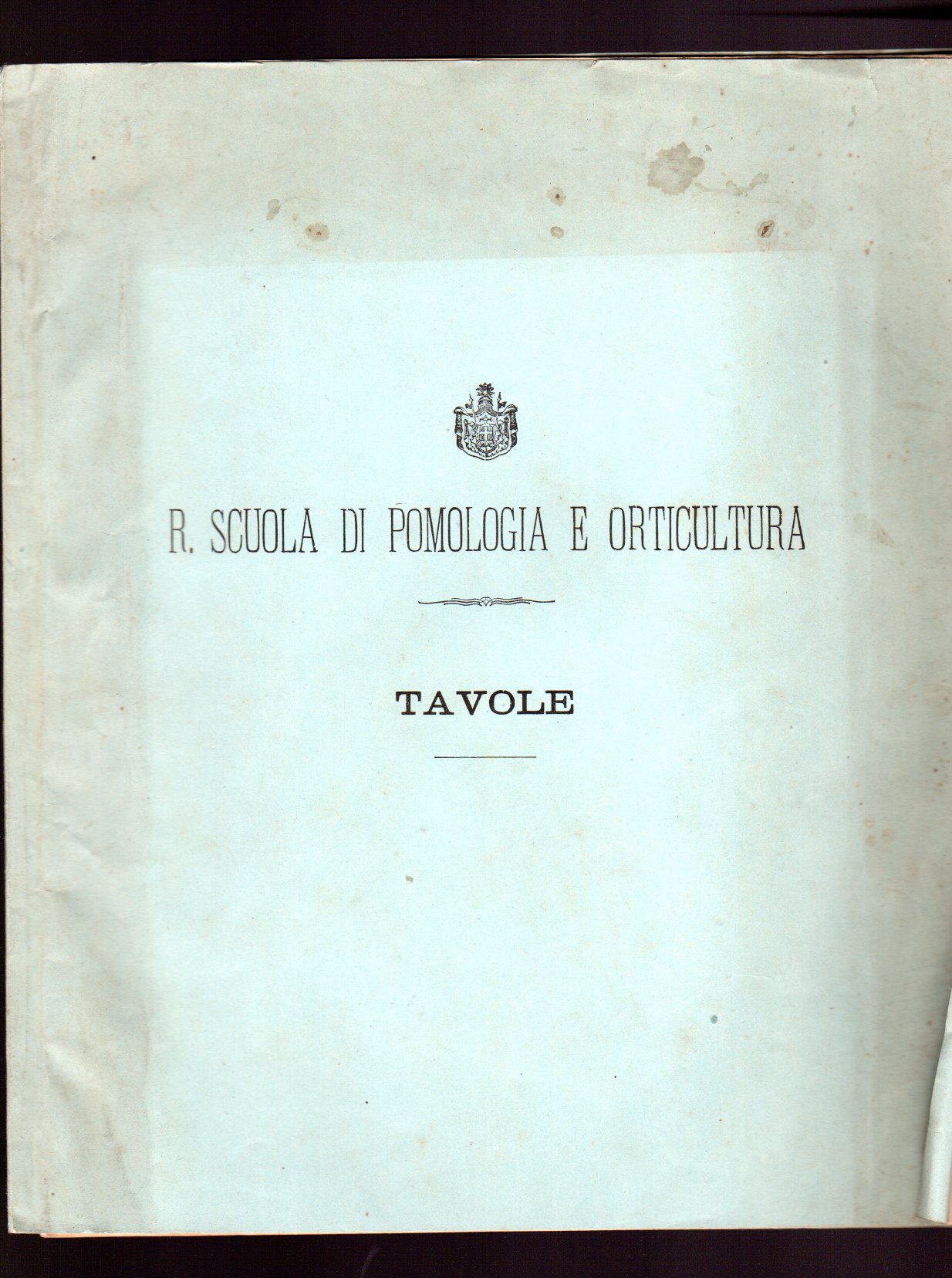 Regia Scuola di Pomologia e Orticultura - Tavole