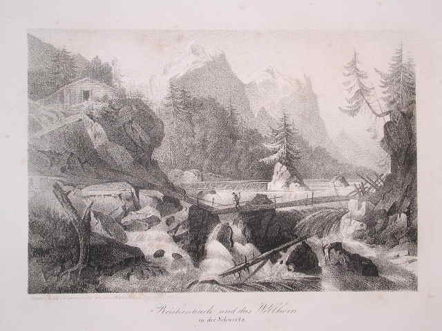 Reichenbach und das Wellhorn / in de Schweitz
