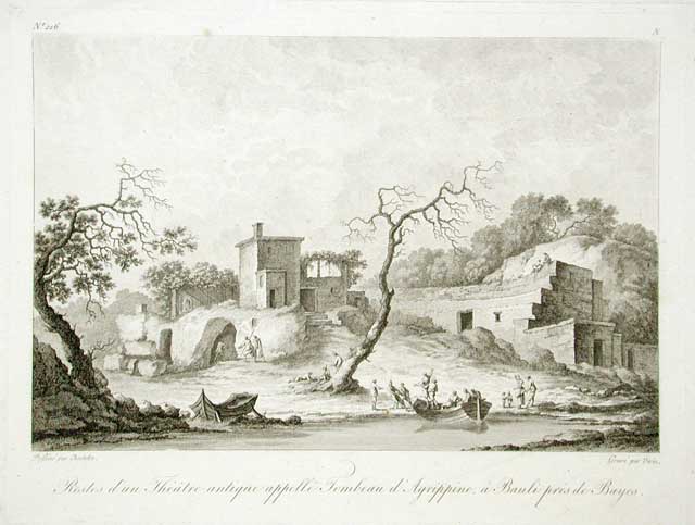 Restes d'un Théatre Antique . pres de Bayes .