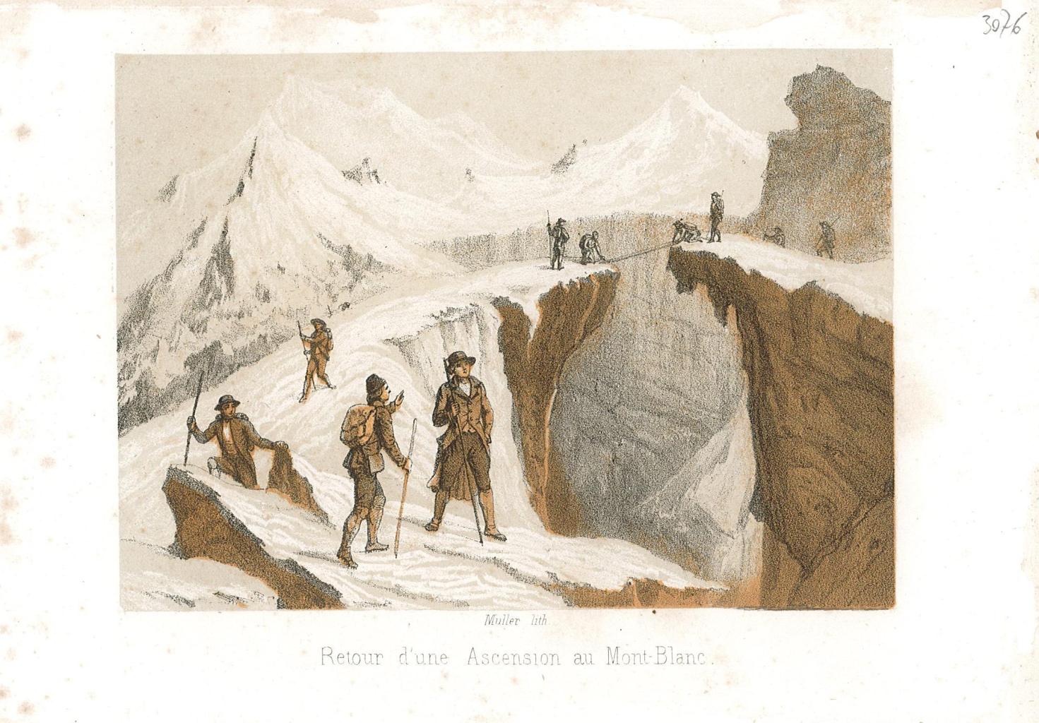 Retour d'une Ascension au Mont - Blanc