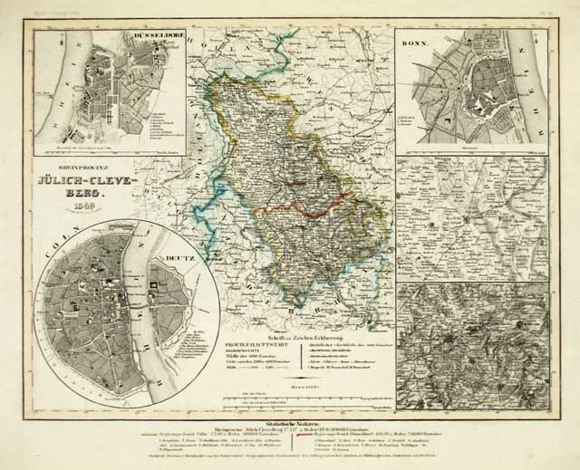 Rheinprovinz Julich - Cleveberg 1849