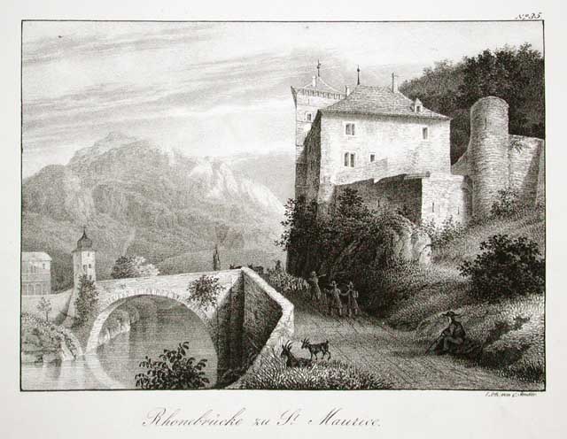 Rhonebricke zu S.t Maurice