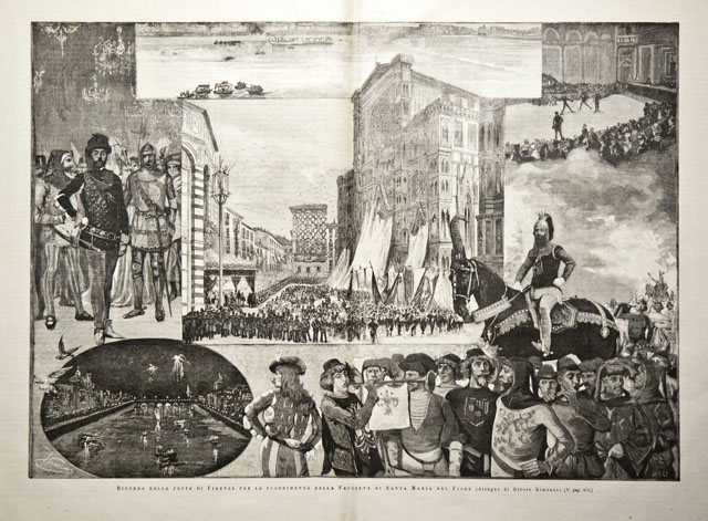 Ricordo delle feste di Firenze per lo scoprimento della Facciata …