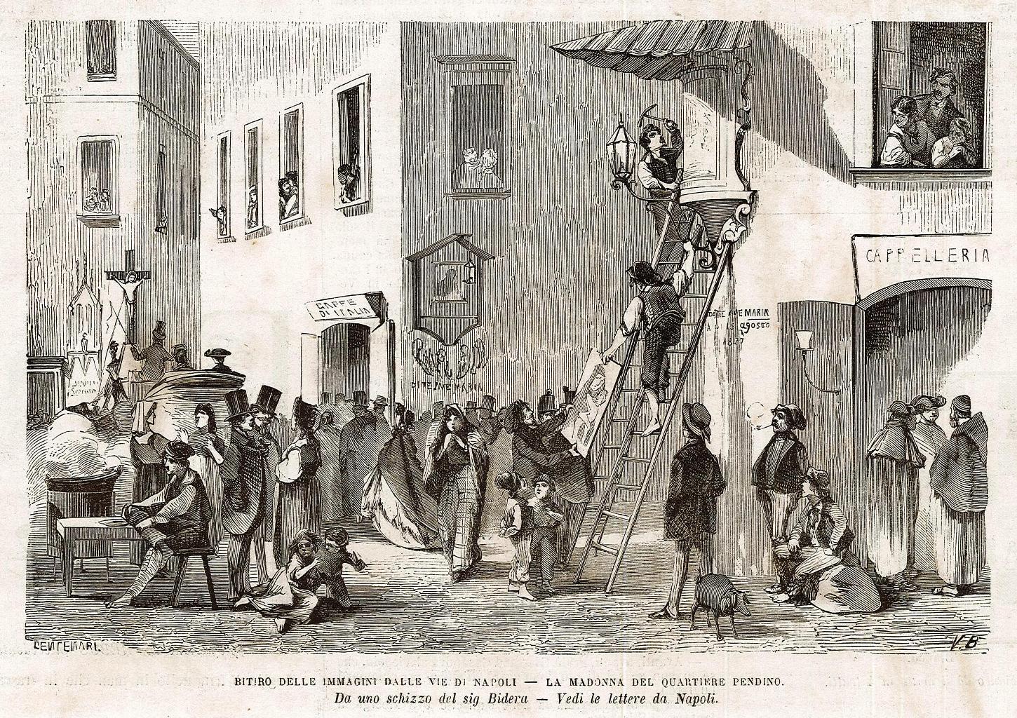 Ritiro delle immagini dalle vie di Napoli. La Madonna del …