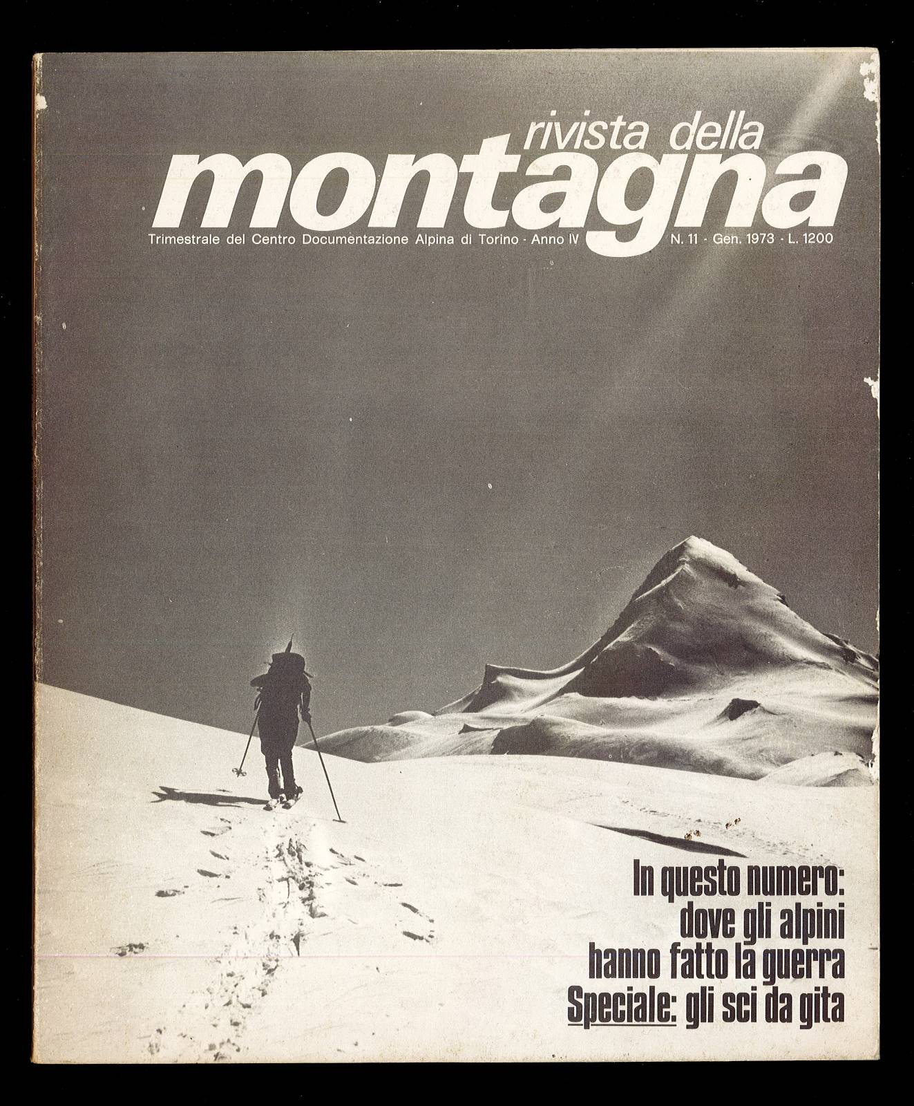 Rivista della Montagna. Anno IV N. 11