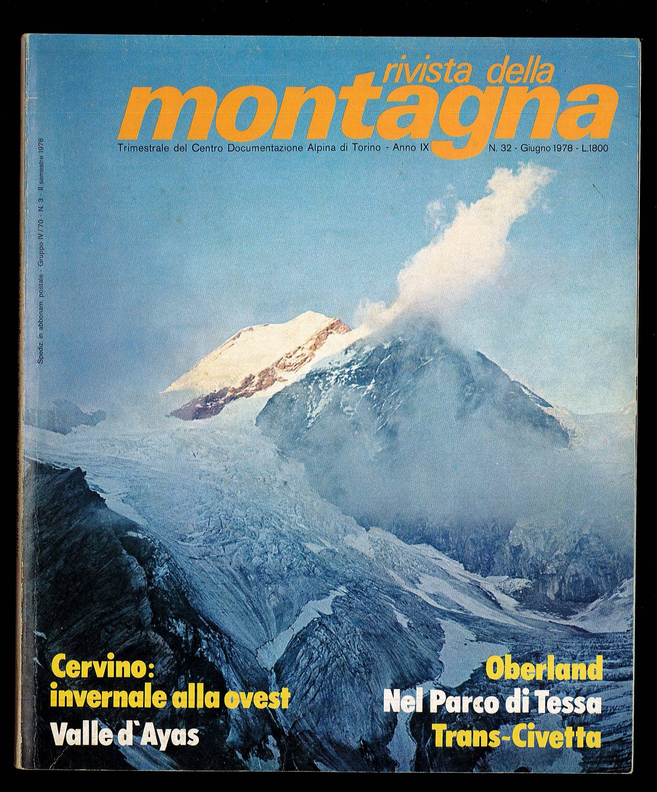 Rivista della Montagna. Anno IX N. 32