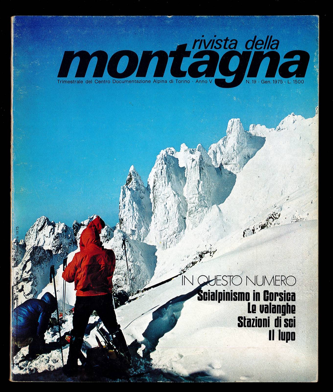 Rivista della Montagna. Anno V N. 19
