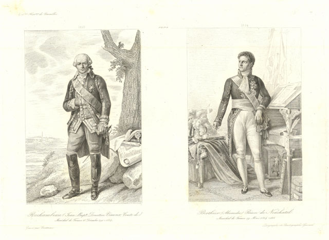 Rochambeau (Jean Bap.te Donatien Vimeur (Comte de) Maréchal de France …
