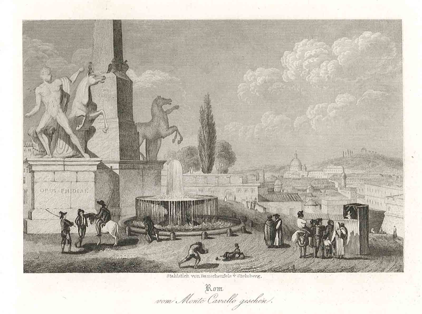 Rom von Monte Cavallo gesehen