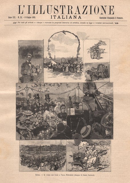 Roma - Il corso dei fiori a Villa Borghese