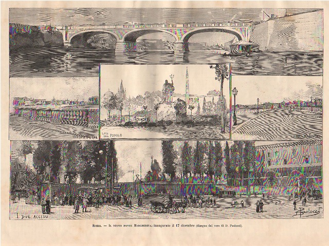 Roma - Il nuovo ponte Margherita, inaugurato il 17 dicembre