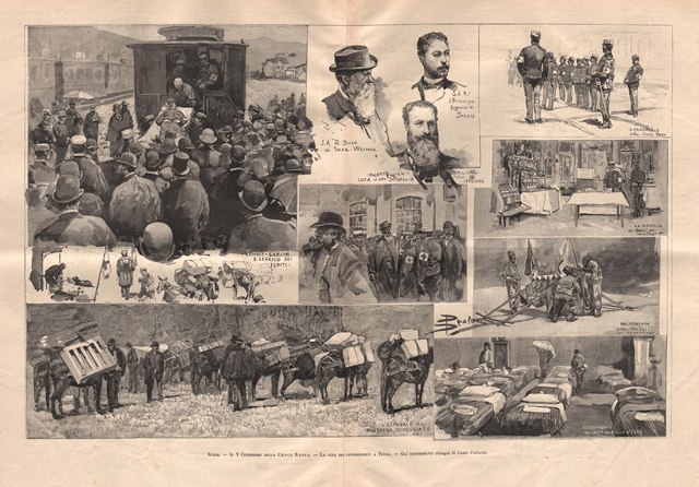 Roma - Il V Congresso della Croce Rossa - La …