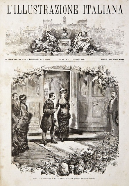 Roma.- L’arrivo di S. M. la Regina d’Italia