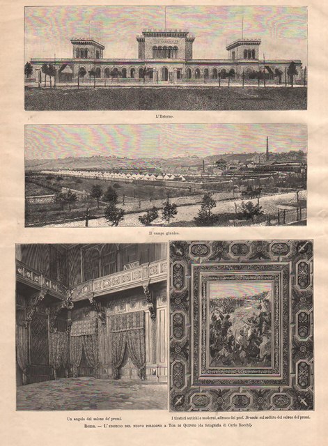 Roma.- L'edificio del nuovo poligono a Tor di Quinto