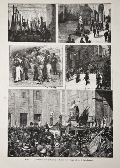 Roma.- La commemorazione di Cairoli al Campidoglio