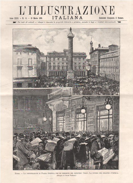Roma - La dimostrazione in Piazza Colonna per le dimissioni …