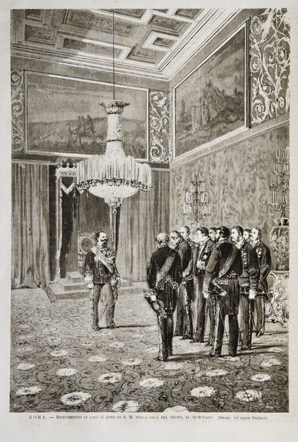 Roma.- Ricevimento di capo d’anno di S. M. nella sala …