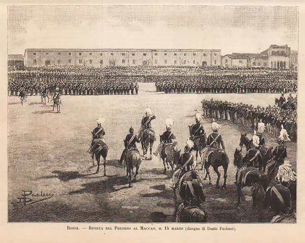 Roma - Rivista del Presidio al Maccao, il 14 marzo