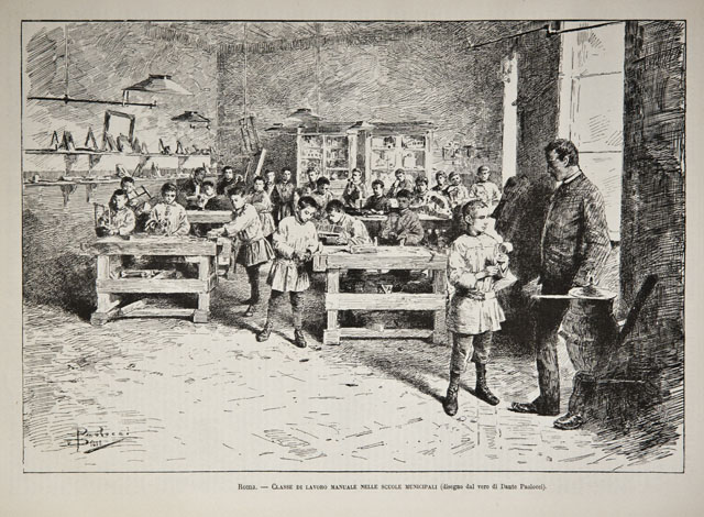 Roma / Classe di lavoro manuale nelle scuole municipali