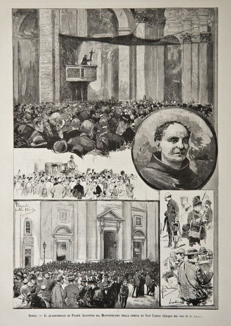 Roma / Il quaresimale di Padre Agostino da Montefeltro nella …