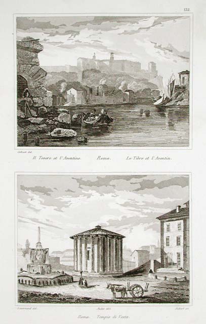 Roma. Il Tevere et l'Aventino - Tempio di Vesta