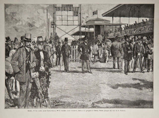 Roma / Le corse alla Capannelle / Il recinto delle …