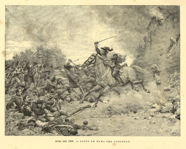 Roma nel 1849 - Sotto le mura del vascello