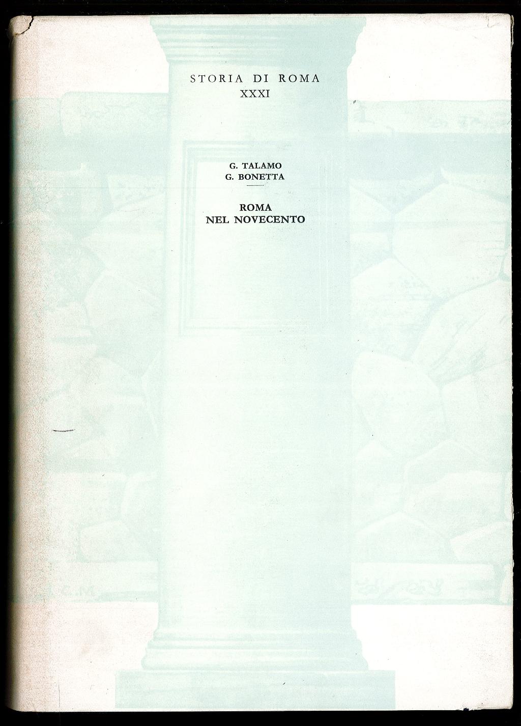 Roma nel Novecento – Da Giolitti alla Repubblica