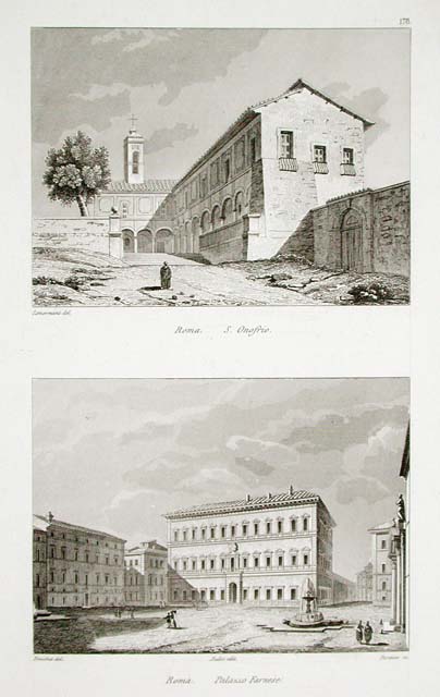 Roma. S. Onofrio - Palazzo Farnese