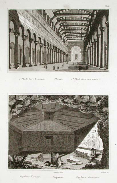 Roma. S.Paolo fuori le mura - Tarquinia. Sepolcro Etrusco