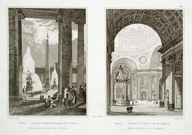 Roma. Una parte della Colonnata di S.Pietro - Chiesa di …