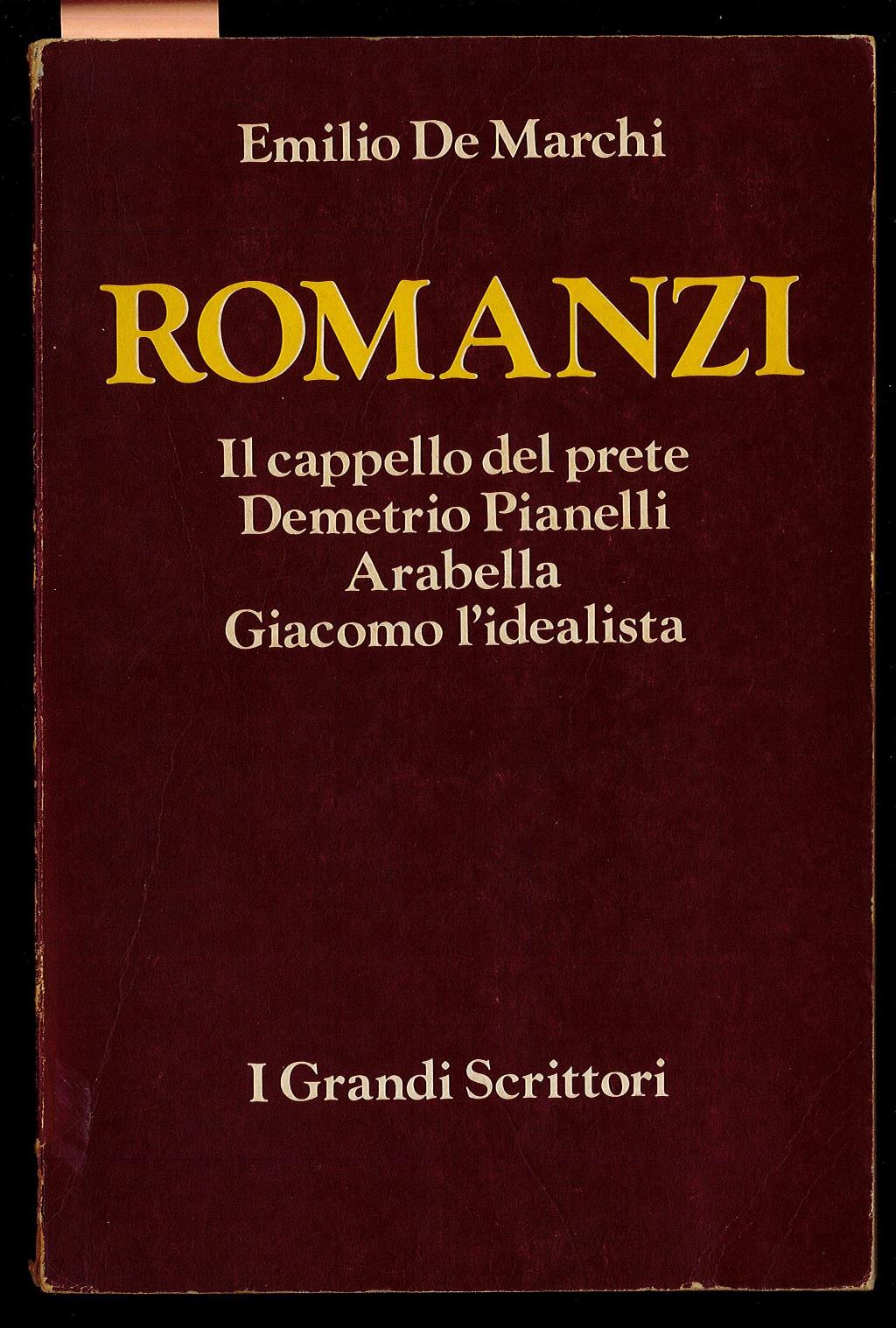 Romanzi - Il cappello del prete - Demetrio Pianelli - …