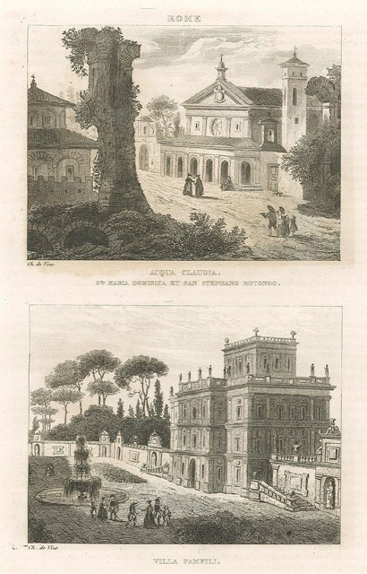 Rome/Acqua Claudia - Villa Panfili