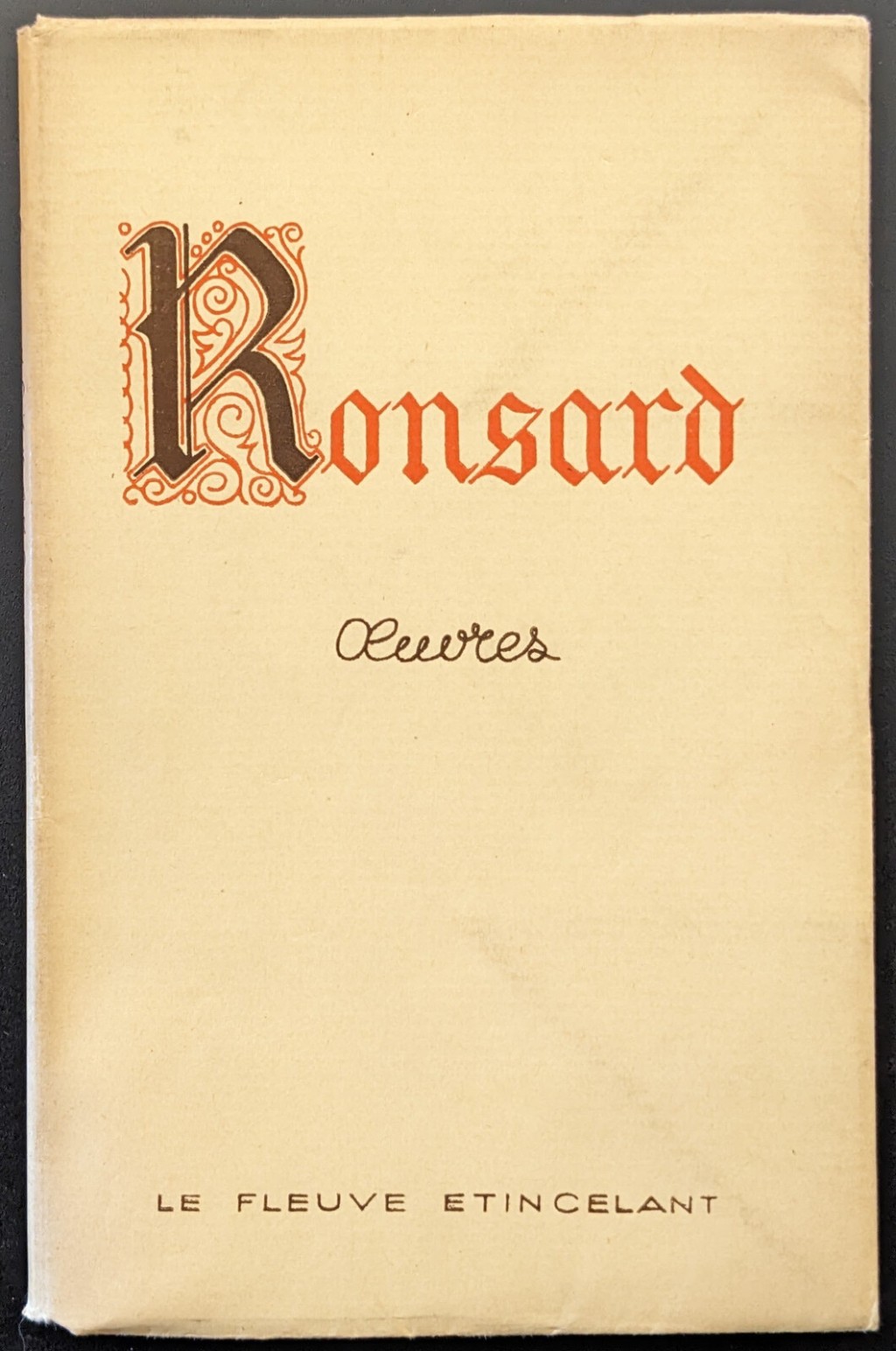 Ronsard. Oeuvres